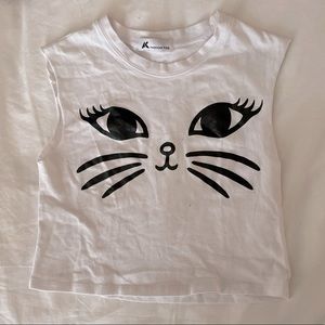 American kids cat shirt